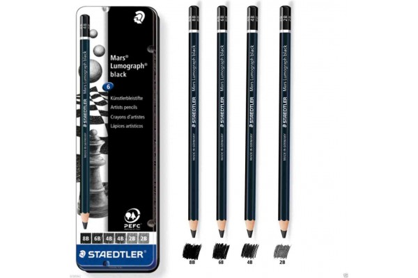 ΜΟΛΥΒΙ ΣΧΕΔΙΟΥ MARS 6TEM ΜΕΤΑΛΙΚΗ ΚΑΣΕΤΙΝΑ STAEDTLER